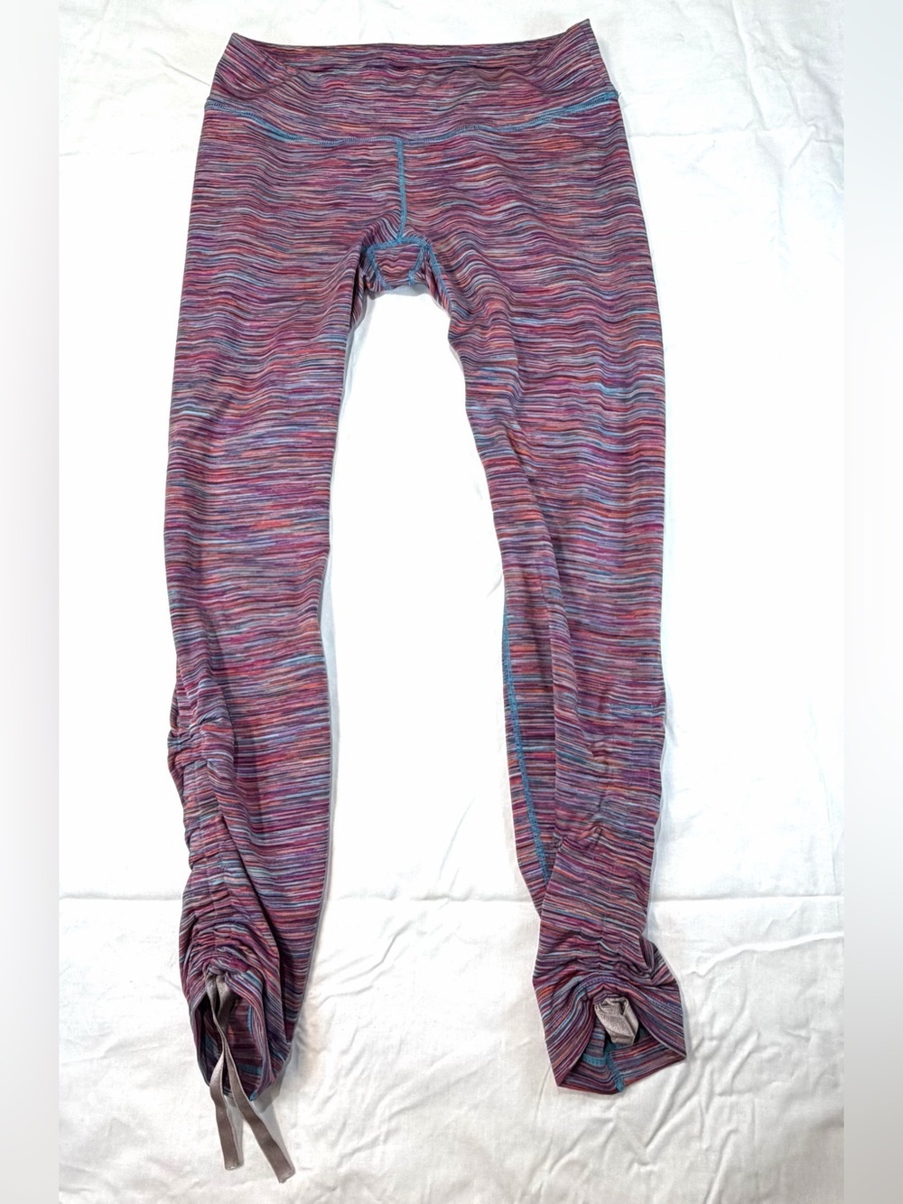 Merrell Space-Dye Ruched Ankle Leggings - Multicolor